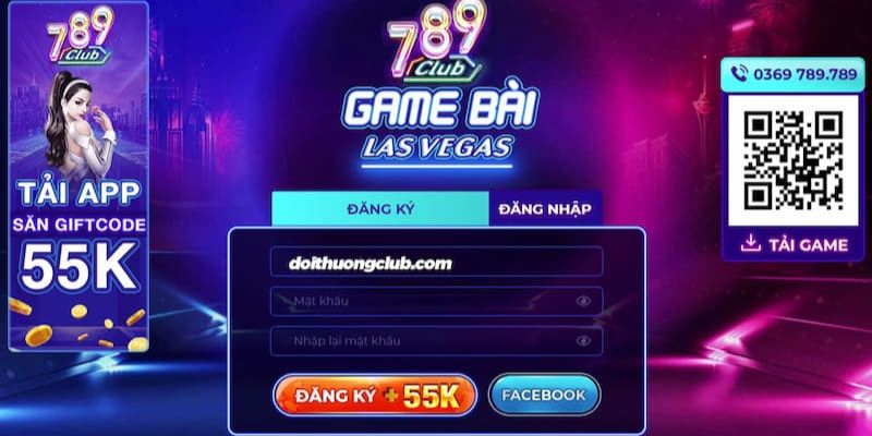Giao diện đăng nhập game khi tải App 789club xong Giao diện đăng nhập game khi tải App 789club xong