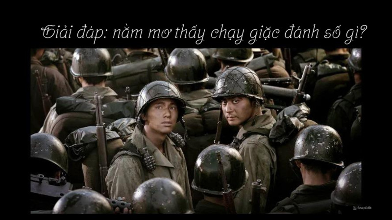 Giải đáp nằm mơ thấy chạy giặc đánh số gì? Giải đáp nằm mơ thấy chạy giặc đánh số gì?